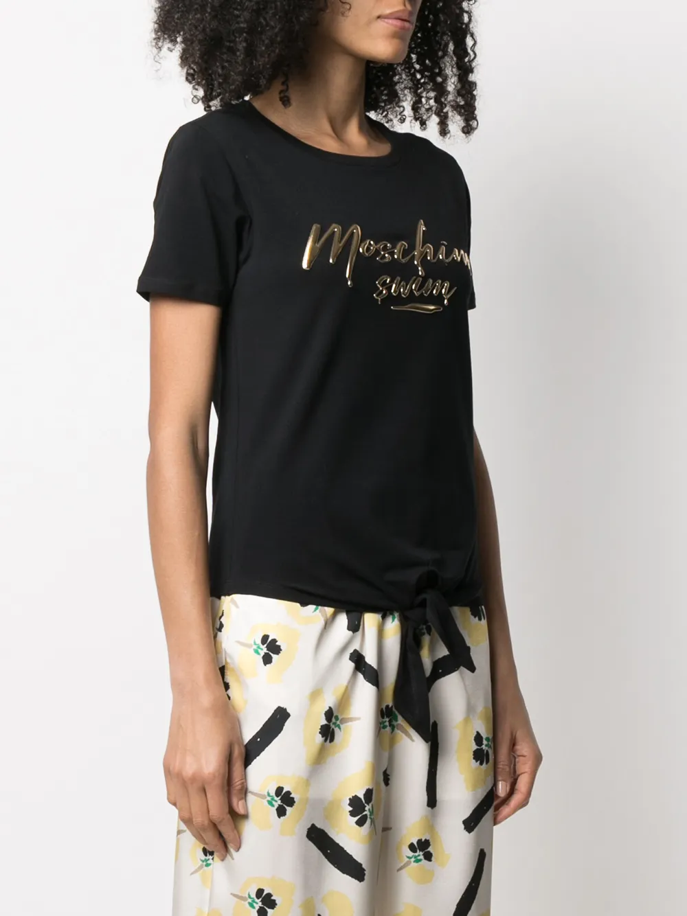 фото Moschino футболка с логотипом