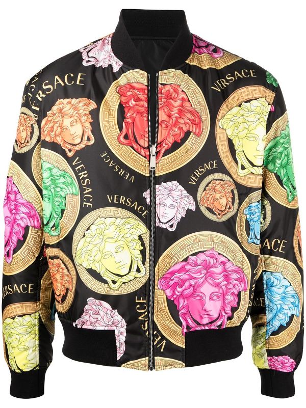 versace medusa bomber jacket