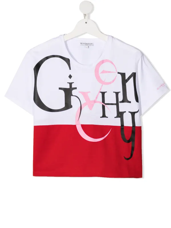 white and red givenchy shirt