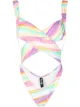 Image 1 of Reina Olga textured wrap monokini