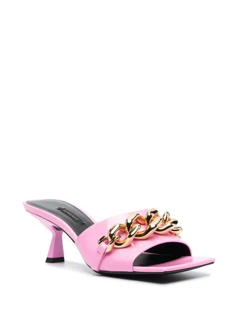 versace chain mules