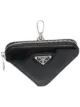 Image 1 of Prada triangle-shaped mini pouch
