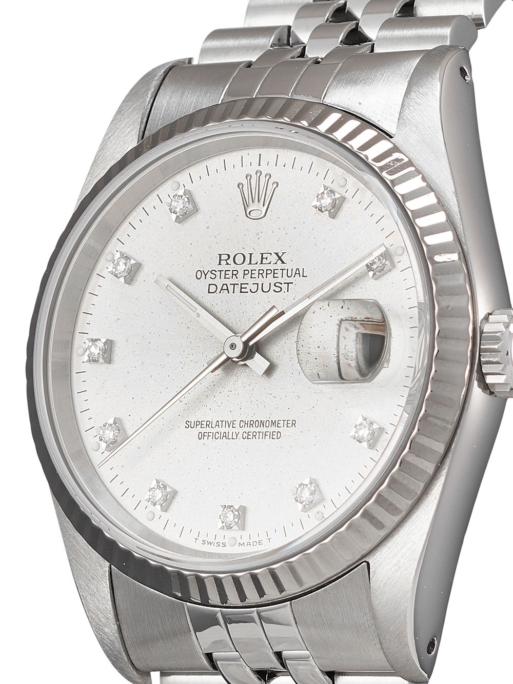 фото Rolex наручные часы oyster perpetual datejust pre-owned 36 мм 1991-го года