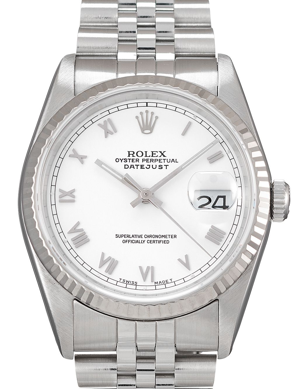 фото Rolex наручные часы oyster perpetual datejust pre-owned 36 мм 1989-го года