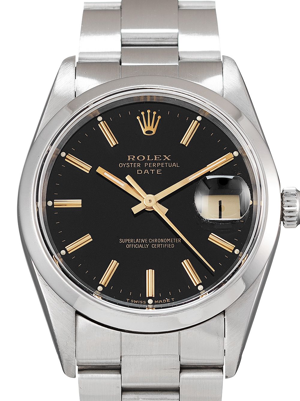 фото Rolex наручные часы date pre-owned 34 мм 1991-го года