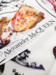 Alexander McQueen butterfly-print cotton-silk scarf