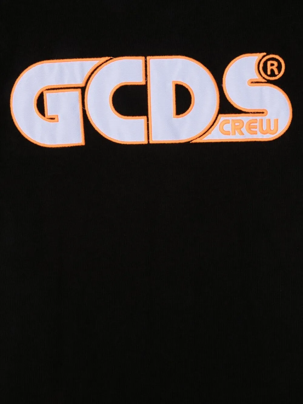 фото Gcds kids платье-футболка с вышитым логотипом