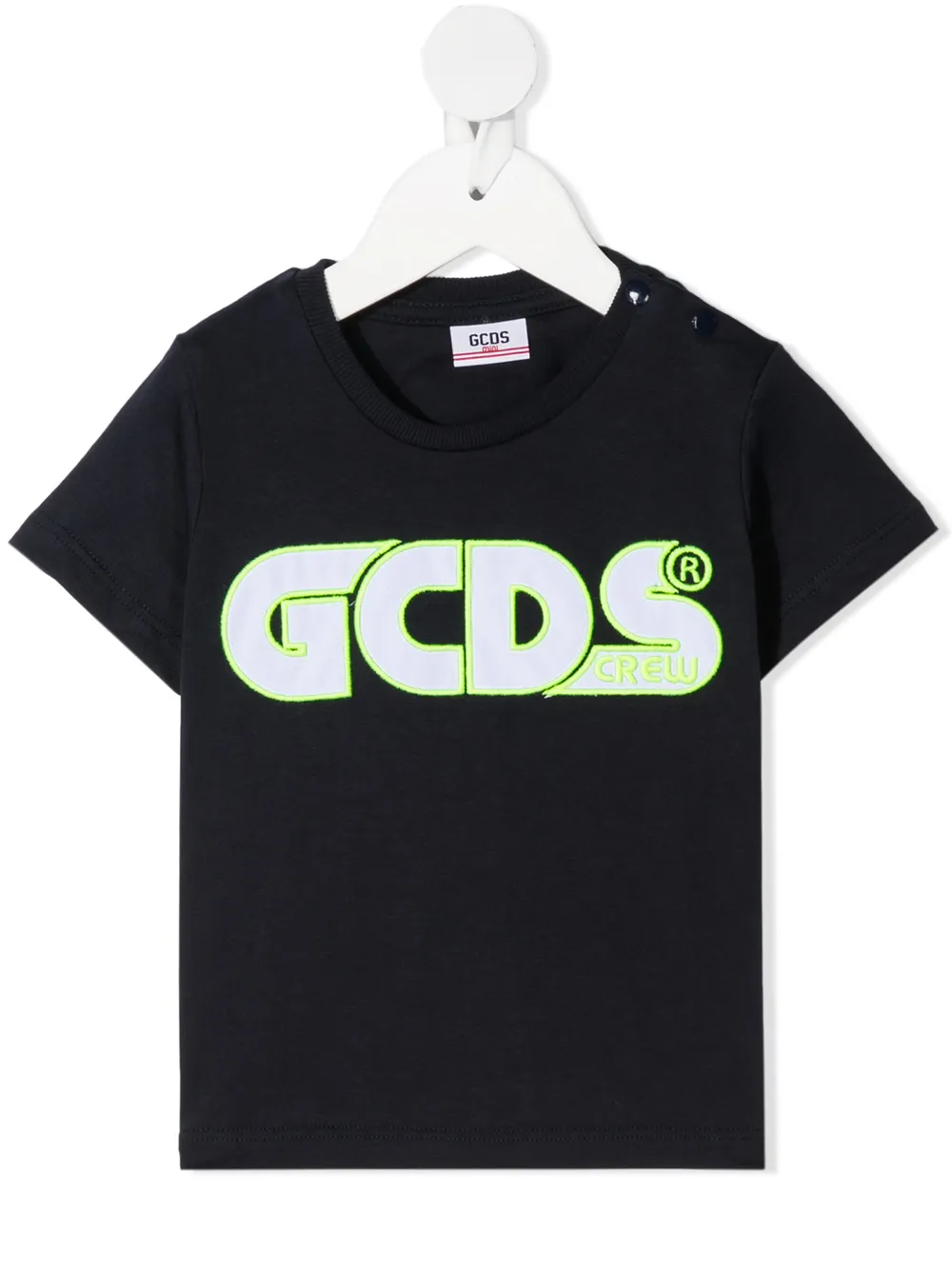 Gcds Kids футболка с вышитым логотипом