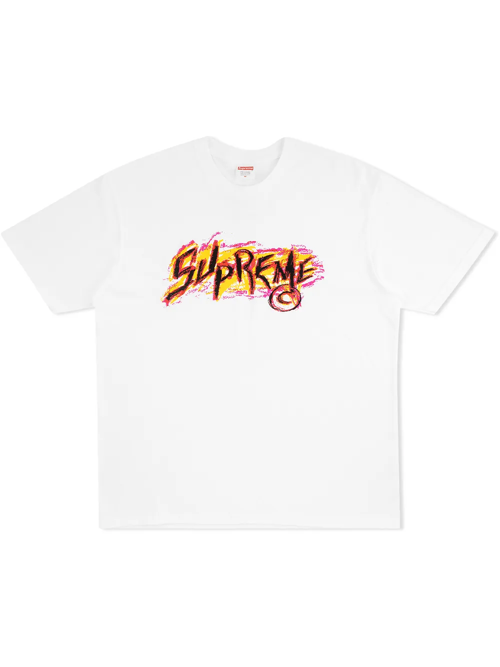 фото Supreme футболка scratch с логотипом