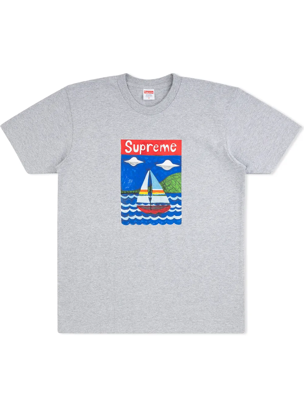 фото Supreme футболка sailboat