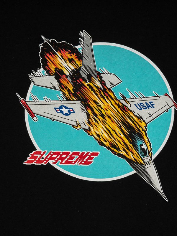 supreme fighter jet tee