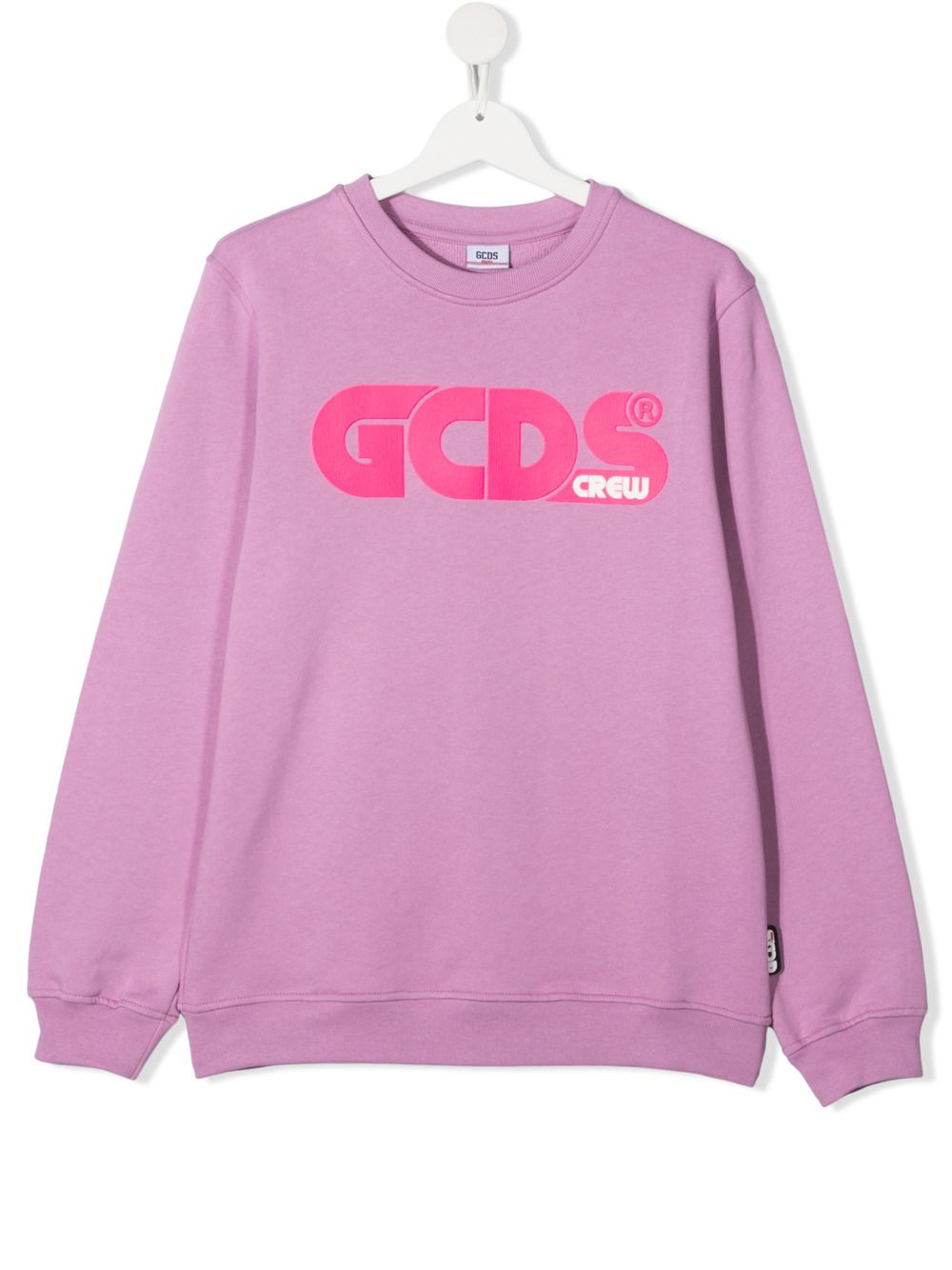 Gcds Teen Logo Print Sweatshirt In Pink