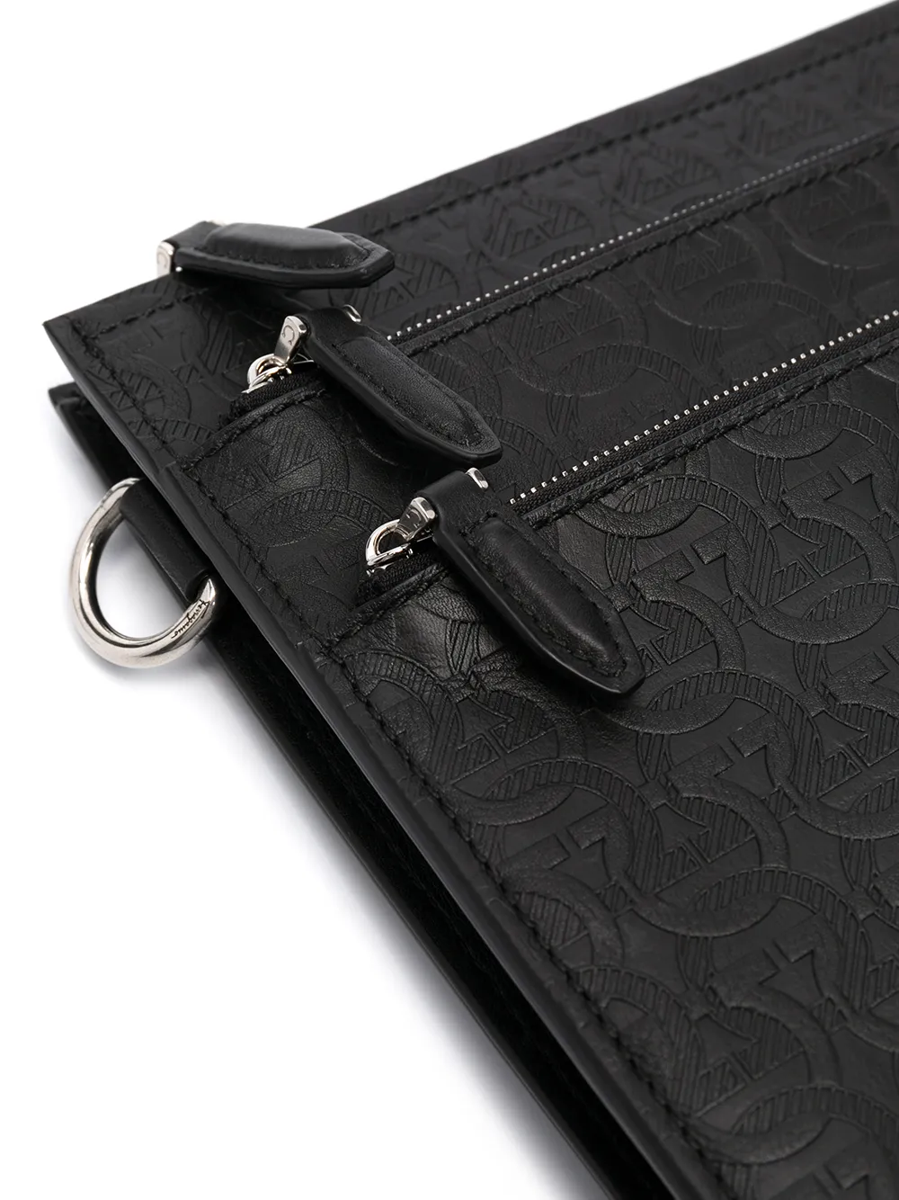 фото Salvatore ferragamo сумка на плечо с тиснением gancini