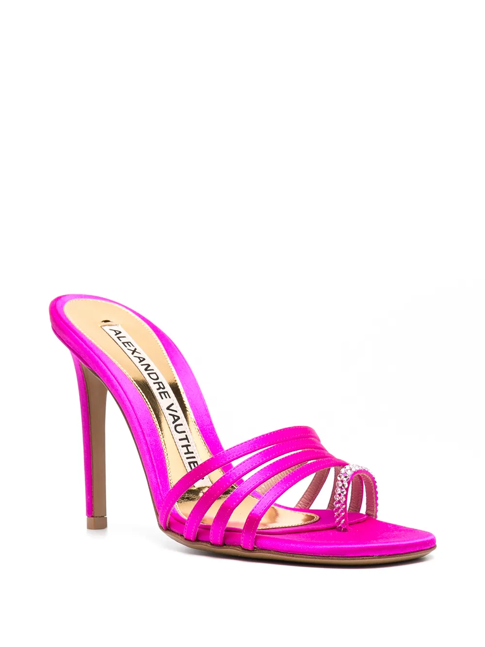 Alexandre Vauthier Heeled Leather Sandals - Farfetch