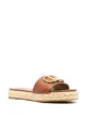 Image 2 of Valentino Garavani VLOGO platform slide espadrilles