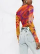 Off-White tapered cropped jeans