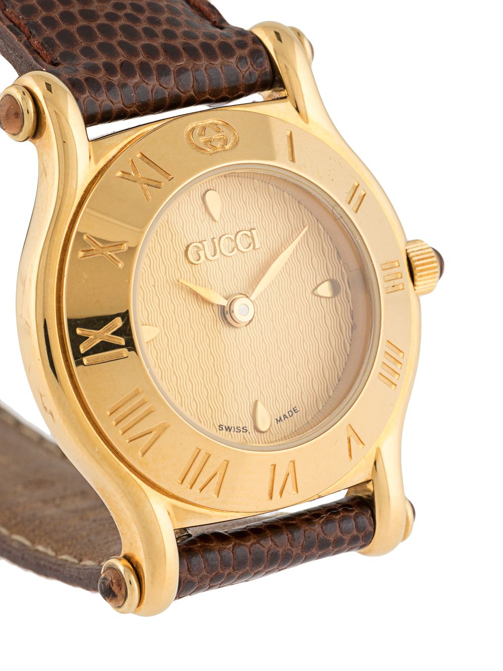 фото Gucci pre-owned кварцевые наручные часы pre-owned 6500l 26 мм