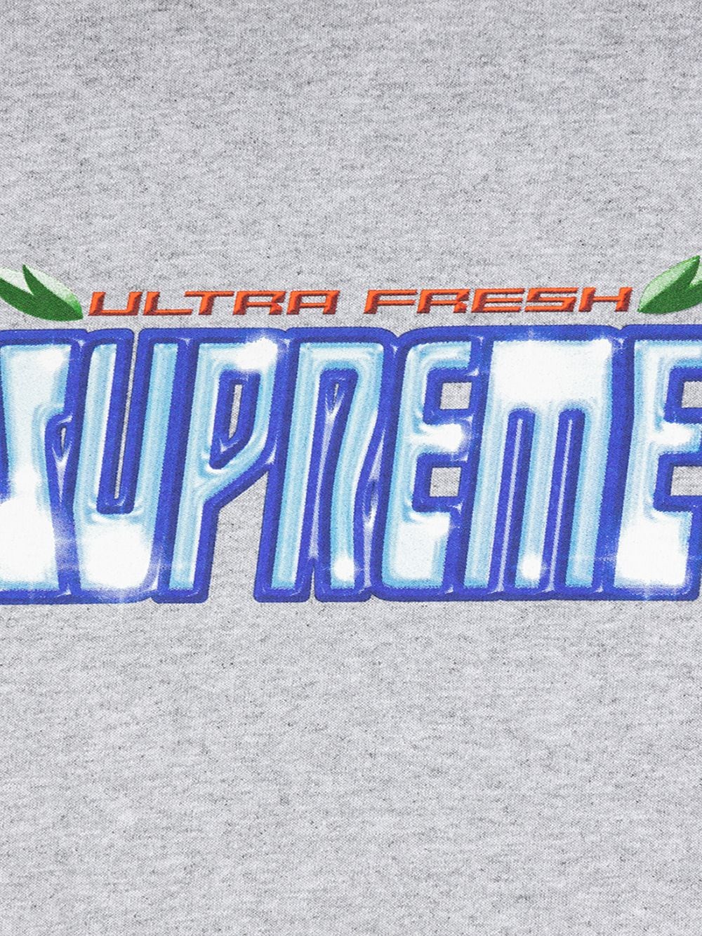 Shop Supreme Ultra Fresh Logo-print T-shirt In Grey