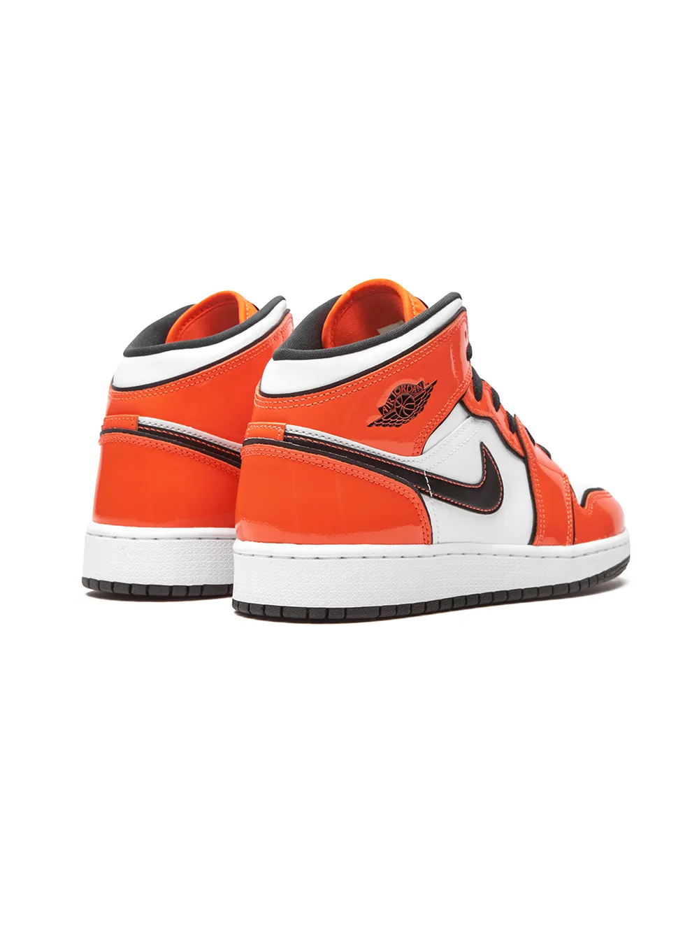 Orange jordan 1 grade school hotsell