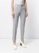Lorena Antoniazzi tailored trousers with strap logo pendant