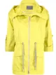 Image 1 of Lorena Antoniazzi cropped-sleeve neon raincoat