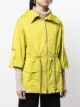 Lorena Antoniazzi cropped-sleeve neon raincoat