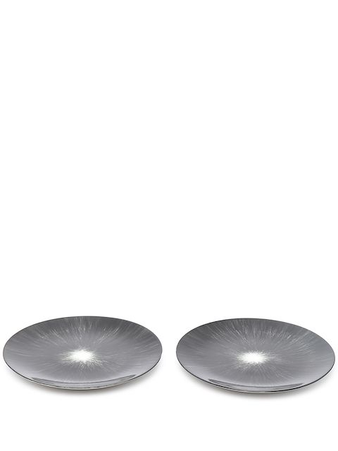 Ann Demeulemeester X Serax pair of shadow print plates 