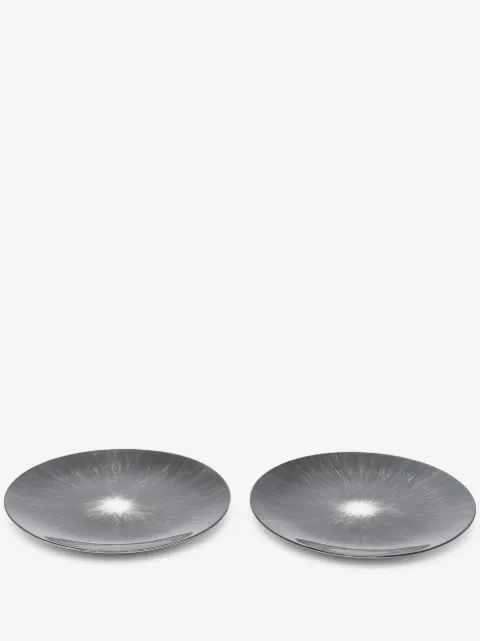Ann Demeulemeester pair of shadow print plates 
