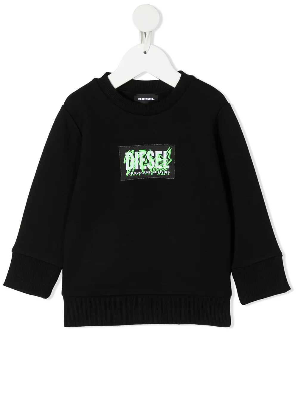 фото Diesel kids толстовка с нашивкой-логотипом