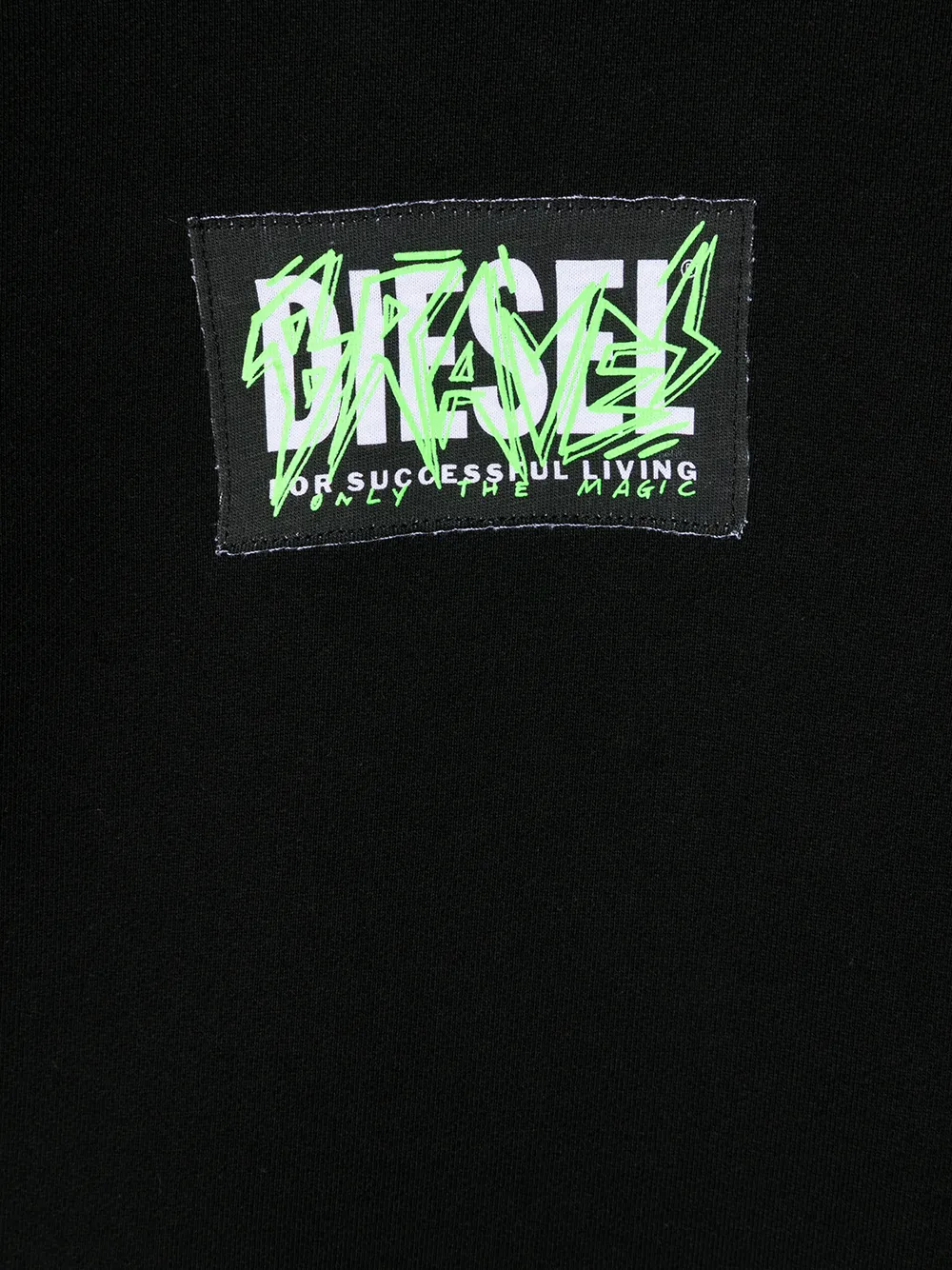 фото Diesel kids толстовка с нашивкой-логотипом