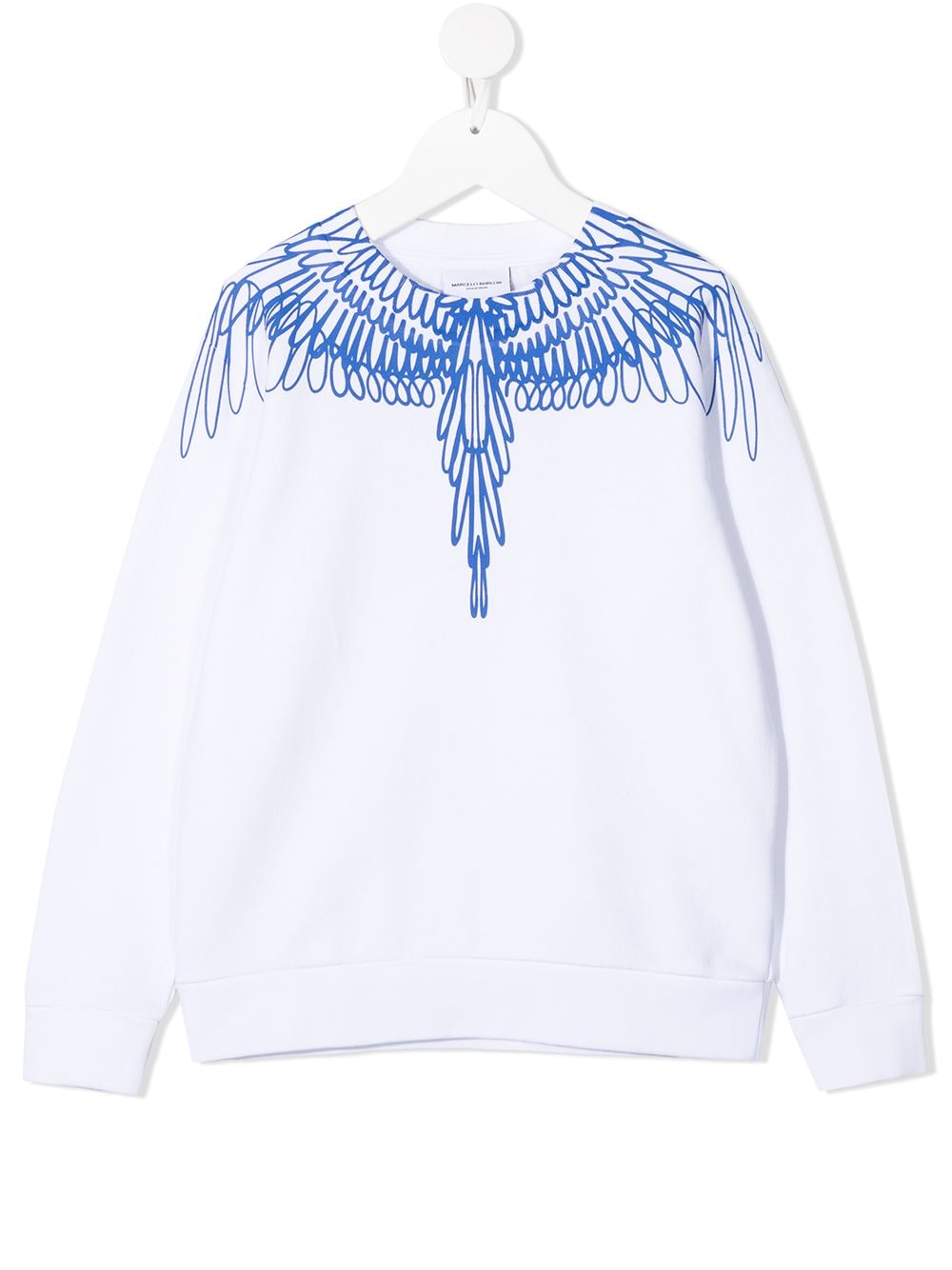 фото Marcelo burlon county of milan kids толстовка с принтом wings