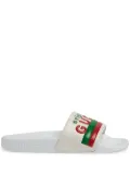 Gucci Kids Original Gucci slides - White