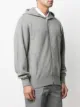 Prada logo patch knitted hoodie