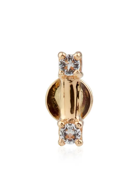 Otiumberg 18kt yellow gold Staple stud earring