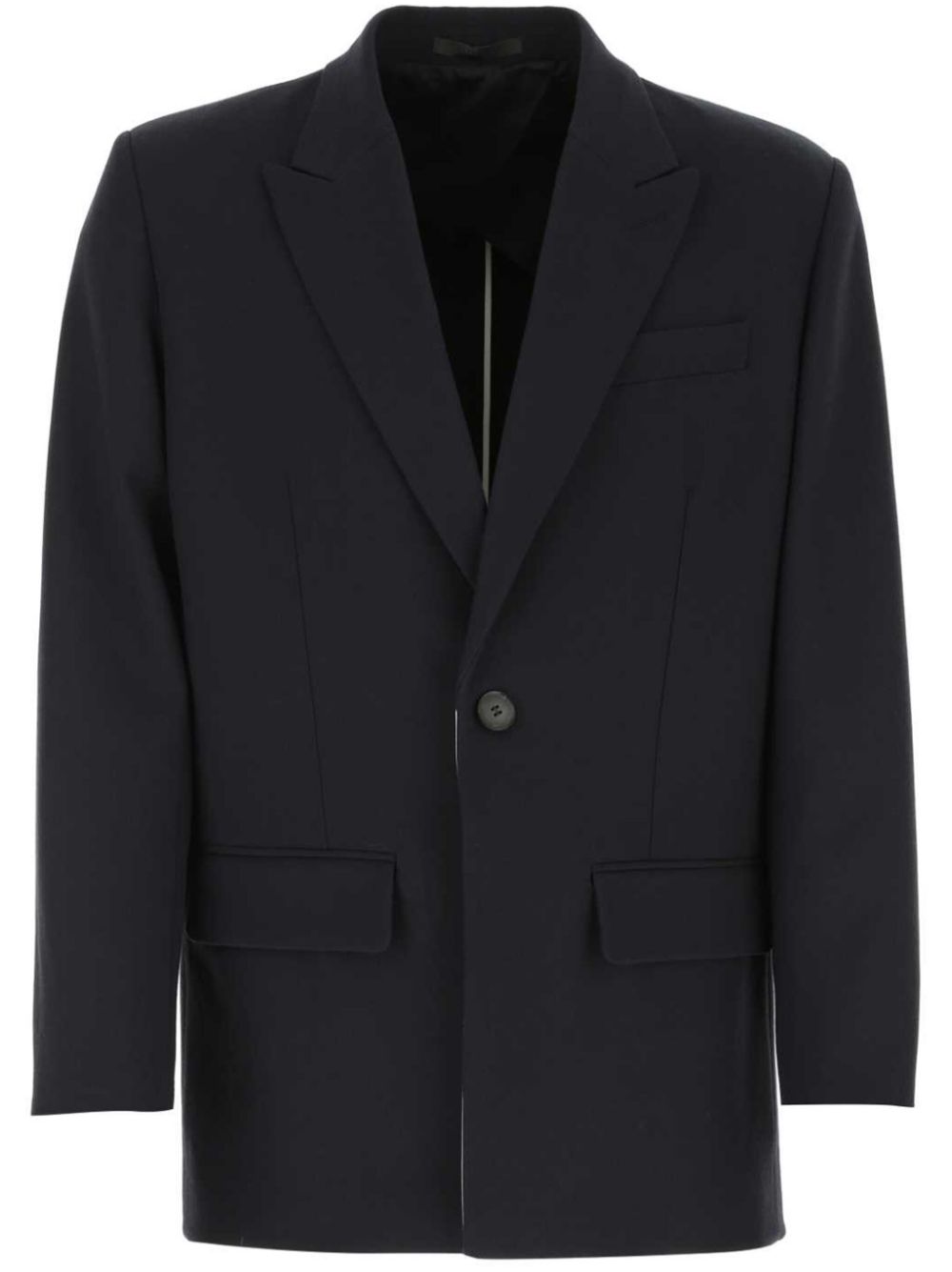 tailored single-breasted blazer