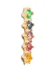 Otiumberg Rainbow 14kt yellow gold stud earring
