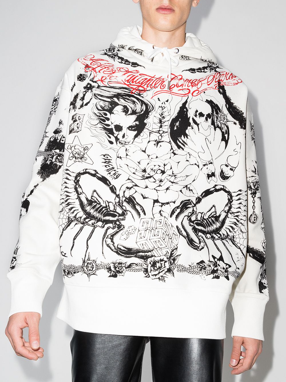 Givenchy Tattoo print oversized sweatshirt