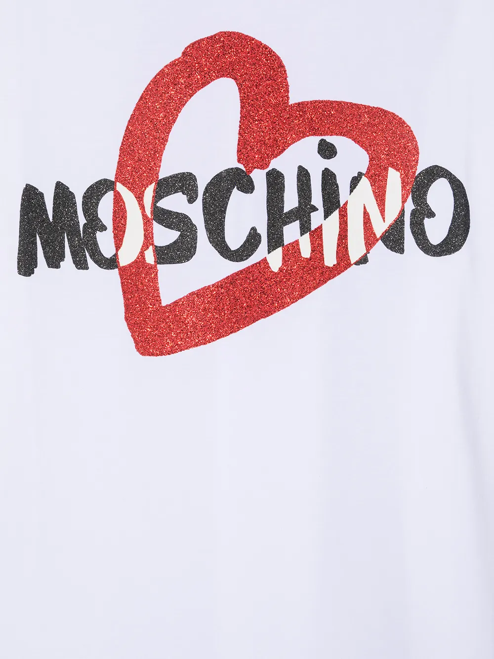 фото Moschino kids футболка с логотипом