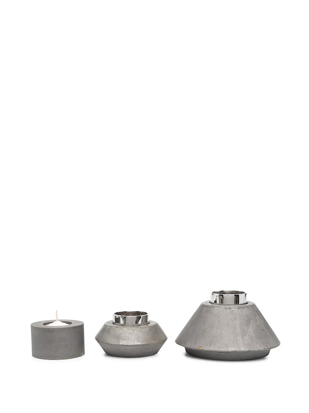 Shop Parts Of Four Modular Candle Totems In Grey