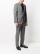 BOSS checked single-breasted suit
