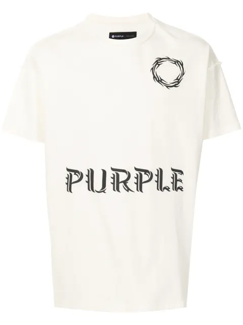 Purple Brand logo-print short-sleeve T-shirt