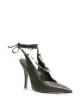 Image 2 of The Attico Venus slingback leather pumps