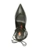 The Attico Venus slingback leather pumps