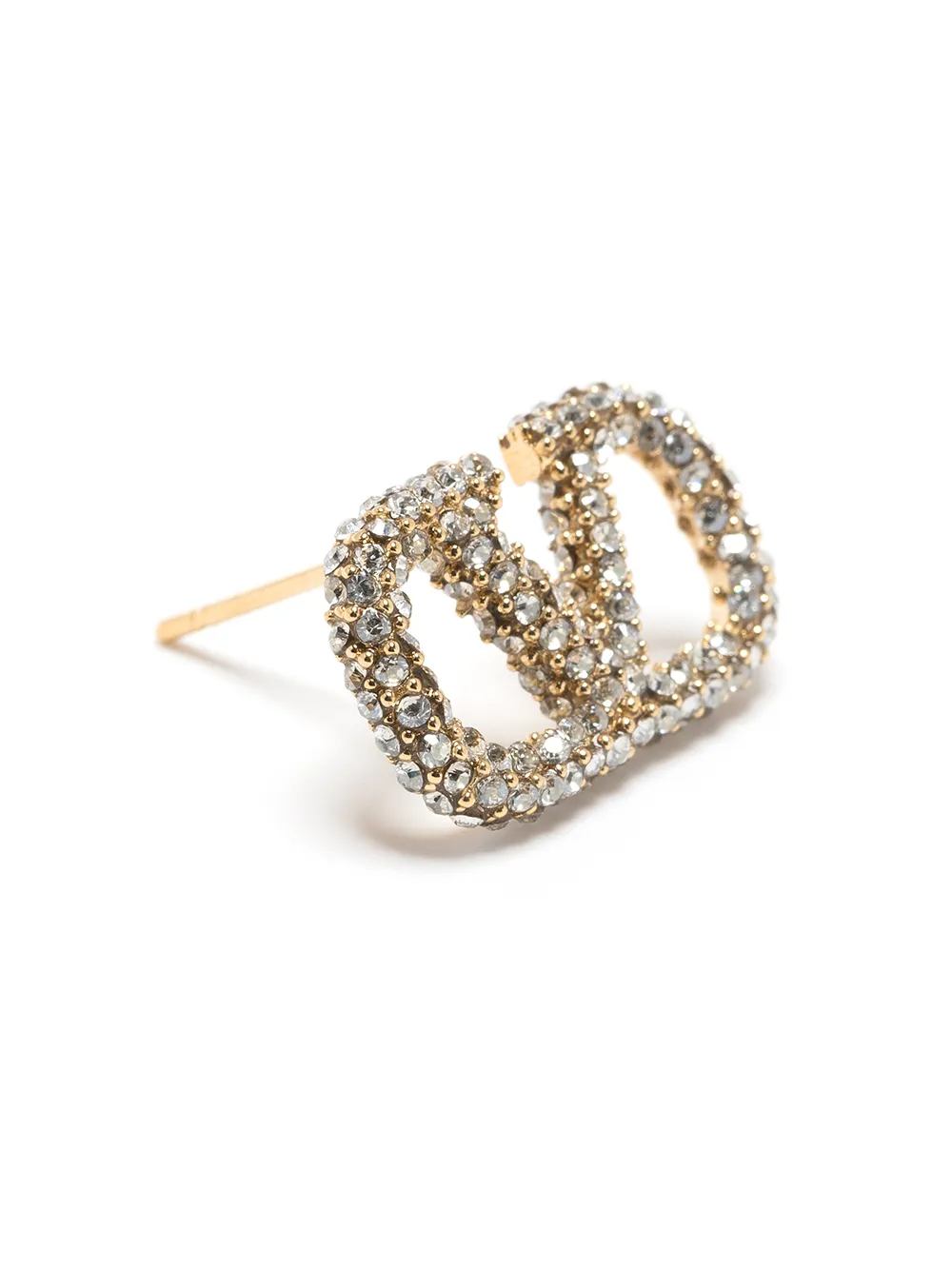 crystal-embellished VLOGO earring