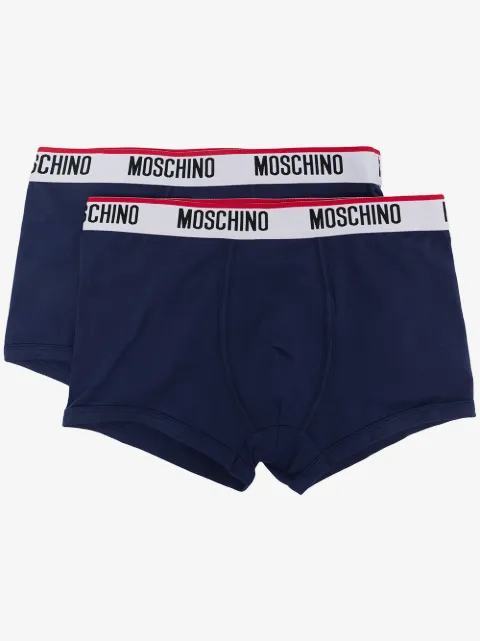 Moschino bóxer con logo en la pretina