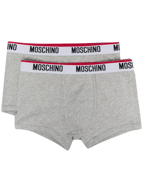 Moschino logo waistband boxer set