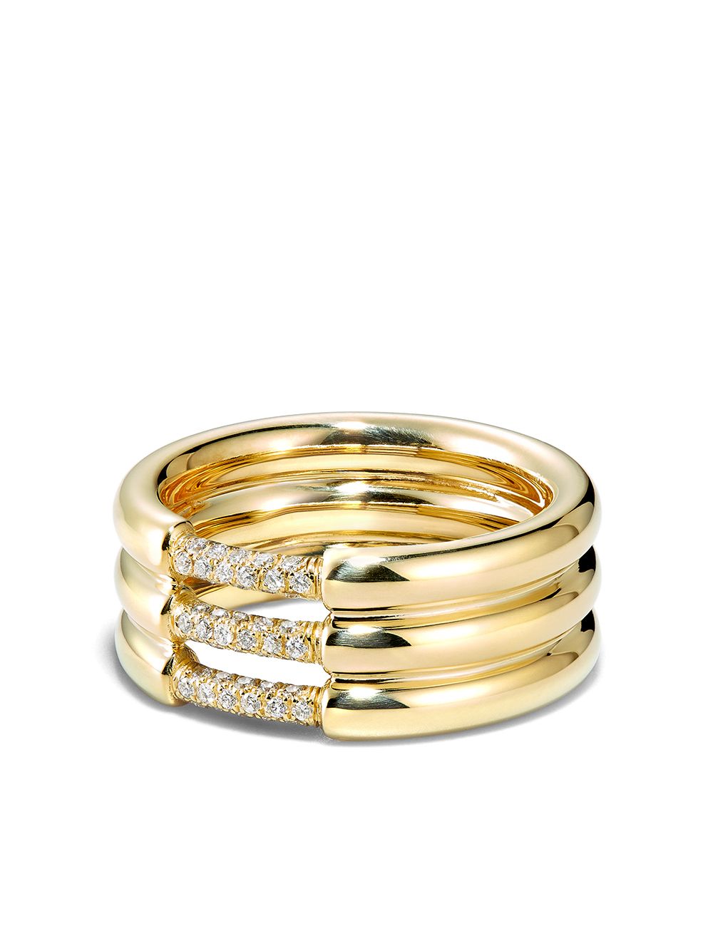 Katkim 18k Yellow Gold Grande Cerré Diamond Ring