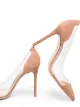 Gianvito Rossi Plexi 105mm suede pumps