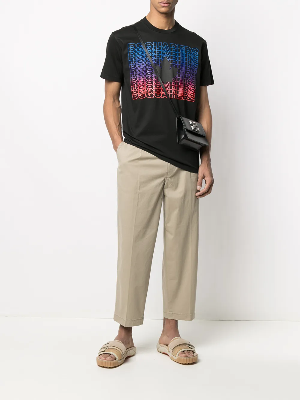 фото Dsquared2 футболка с логотипом