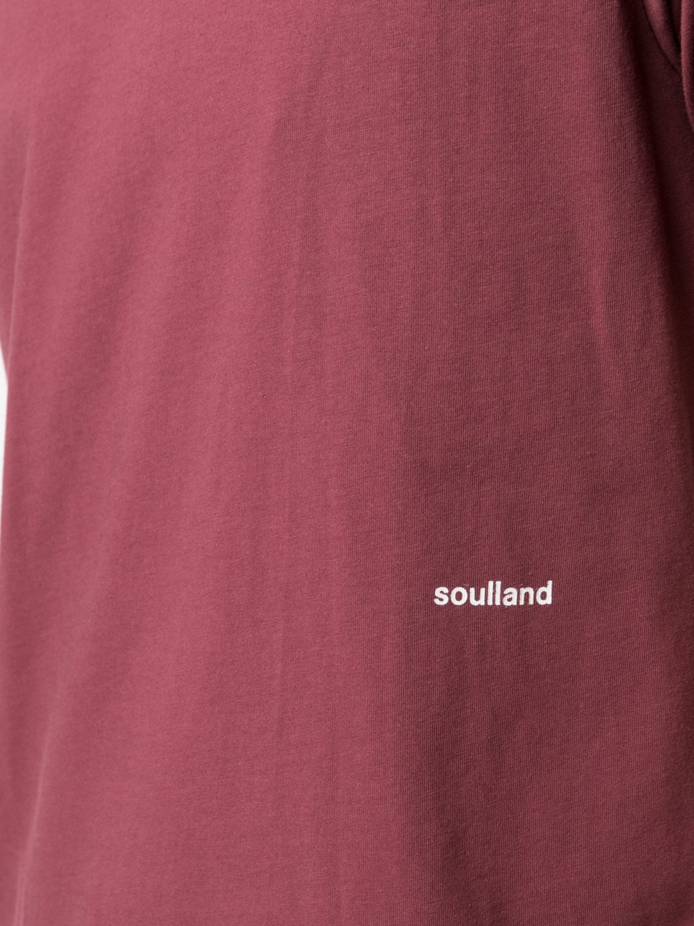 фото Soulland футболка coffey из органического хлопка